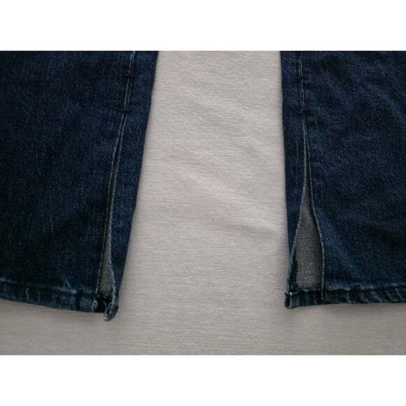 Free People Stillwater Jeans Low Rise Slim Flare Sz 31 NEW We The Free Split Hem - Picture 2 of 15